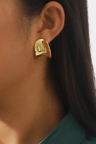 18K Irregular Earrings