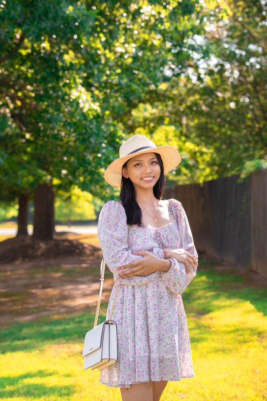 Floral Lavender Dress